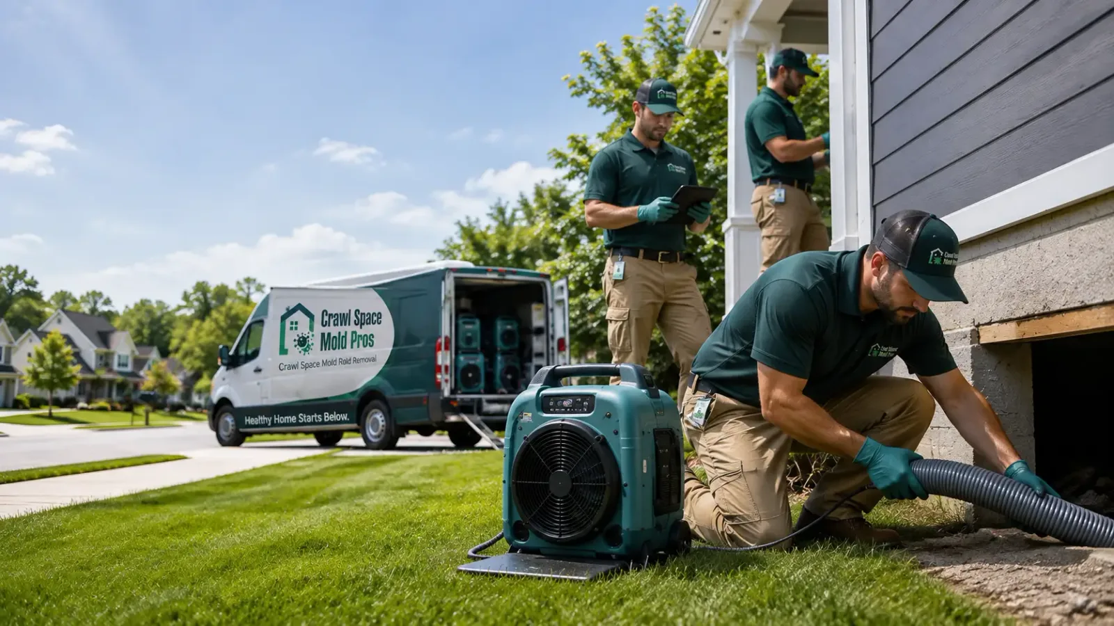 Crawl Space Mold Removal in Emden, MO